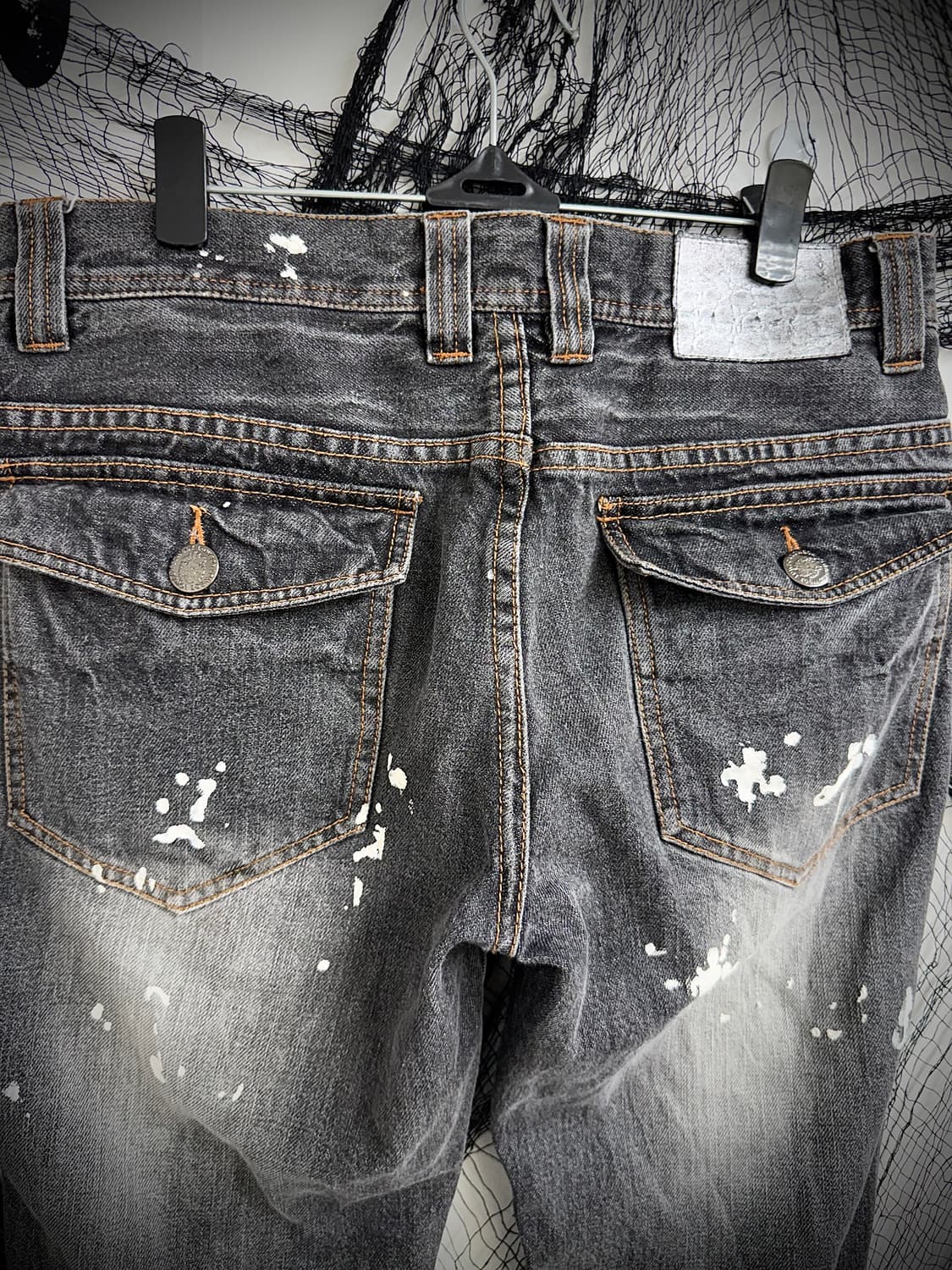00s painted washing bootscut jeans 상품이미지6