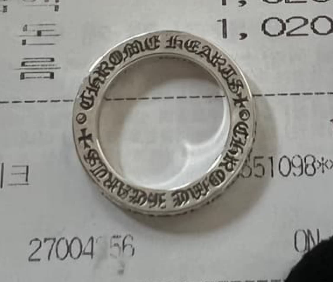 크롬하츠 퍽유링 3mm 링 us4.5 사이즈 상품이미지1