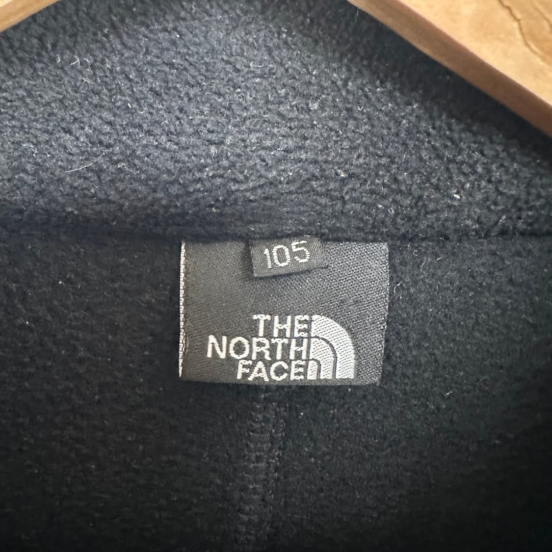 노스페이스 남자 기모 집업자켓 검정 105  EO 상품이미지7
