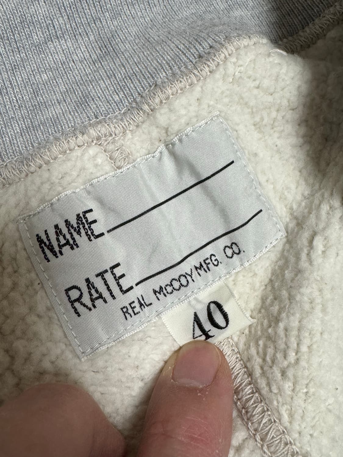 리얼맥코이 스웻 팬츠 상품이미지3