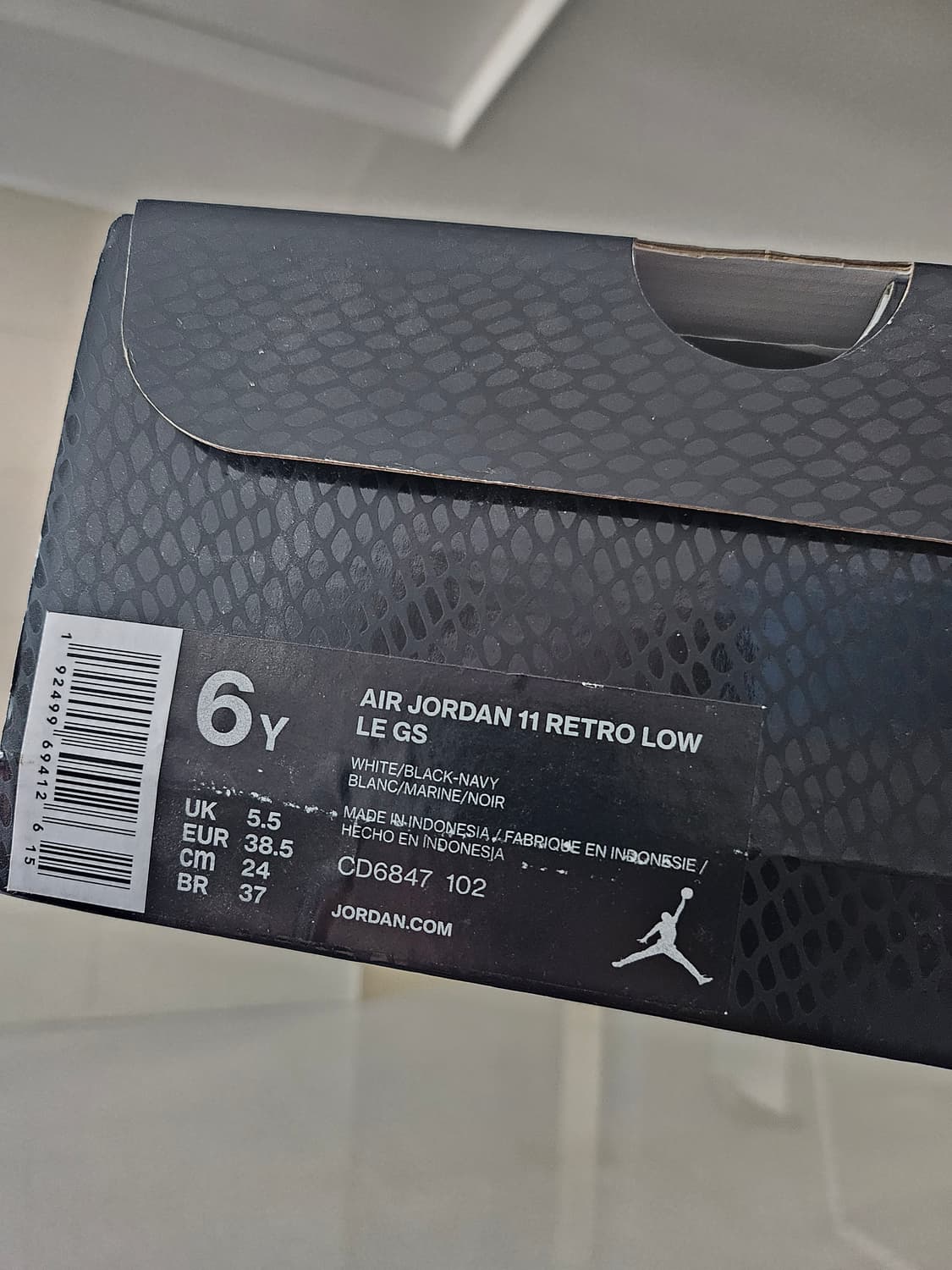 에어조던 11 뱀피 로우 gs 240mm 상품이미지6