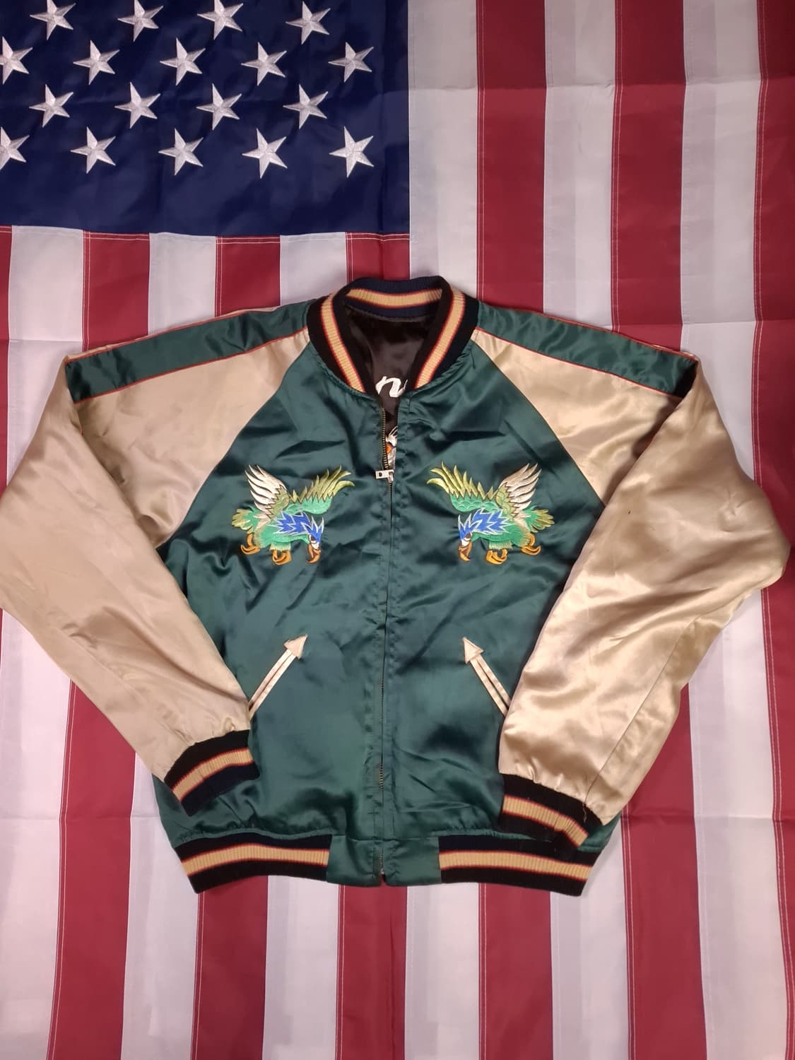 오리지날 테일러토요 1950's style 리버서블 스카쟌 상품이미지2