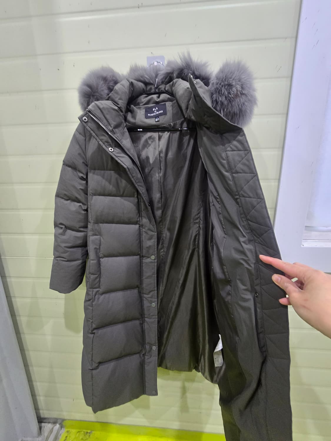 플라스틱 아일랜드 폭스퍼 롱패딩 S 상품이미지4