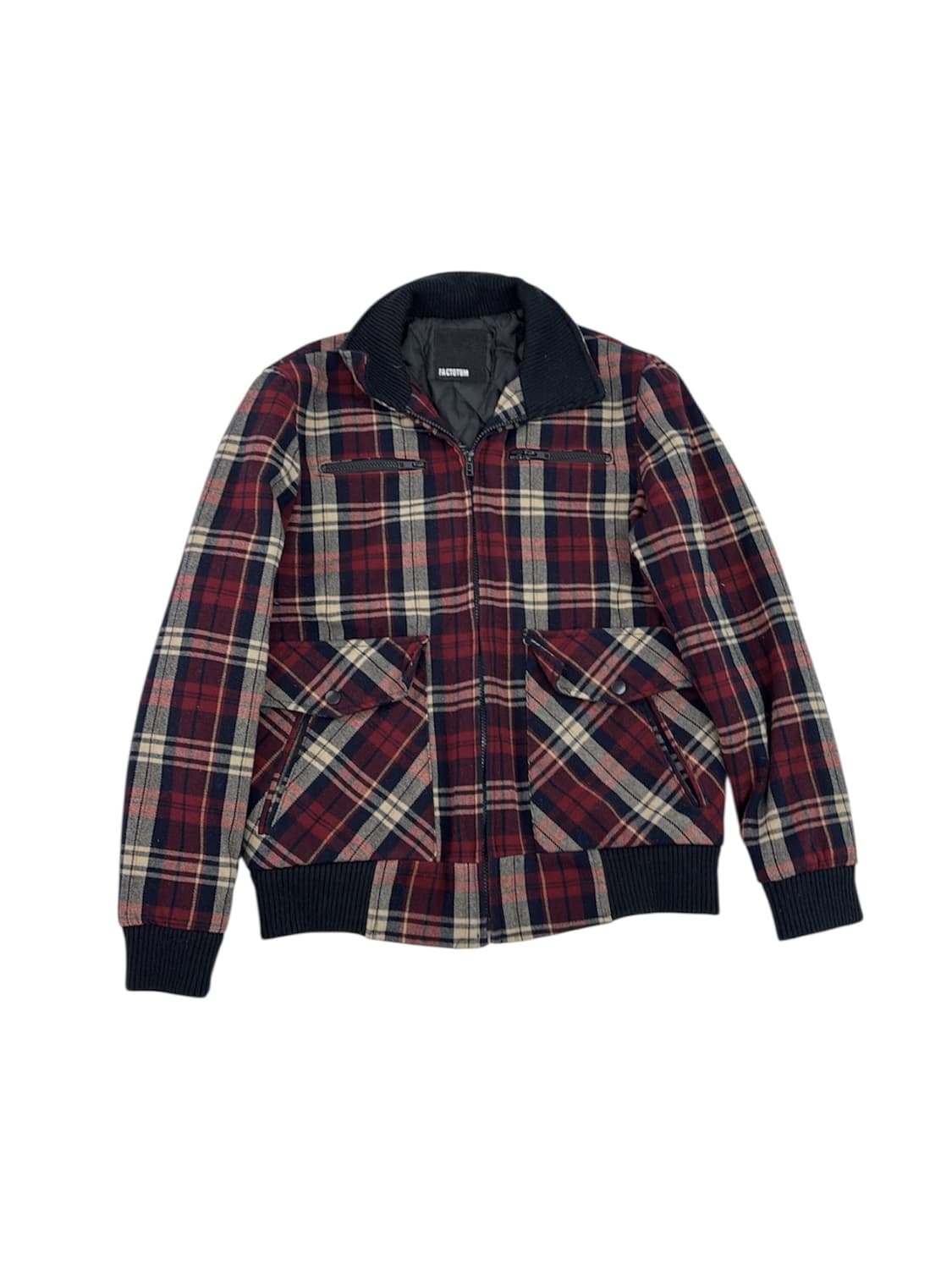 Checker Padded Jacket 상품이미지1