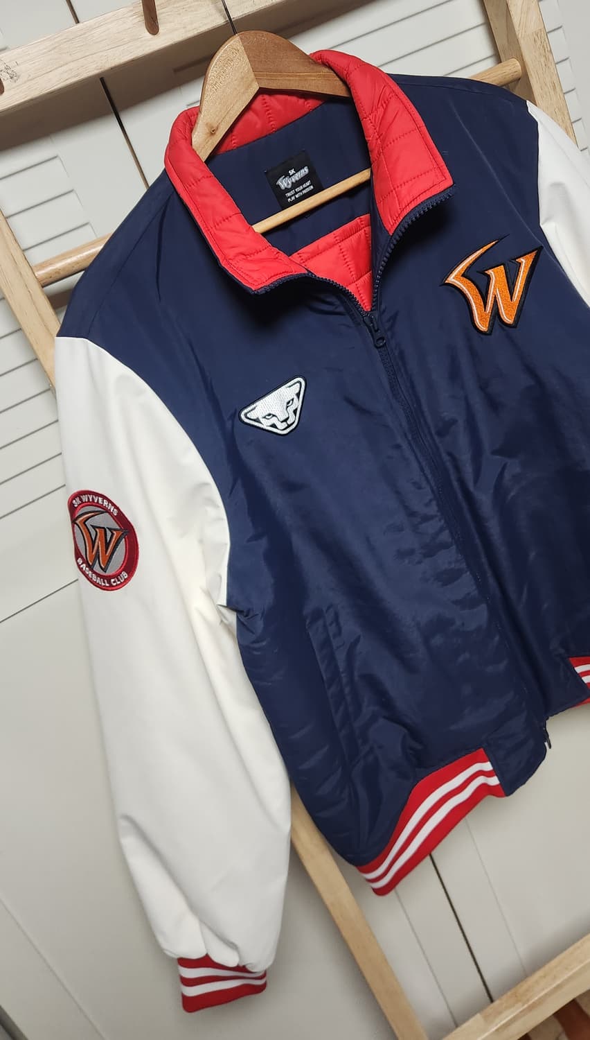 2XL KBO 다이나핏 SK와이번스 어센틱 동계(누빔자켓) 상품이미지5