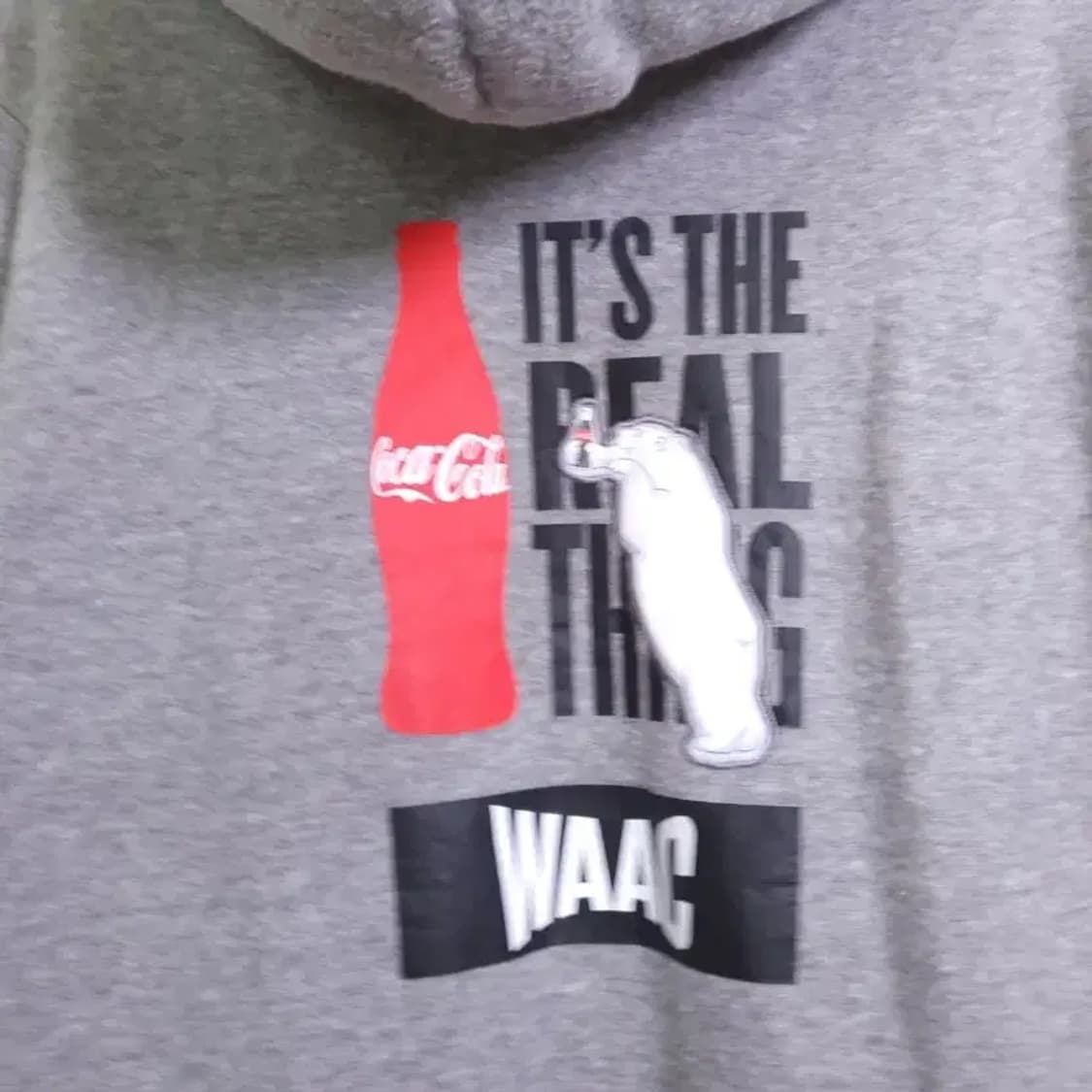 WAAC 왁 코카콜라 콜라보 후드티 ~55반 상품이미지8