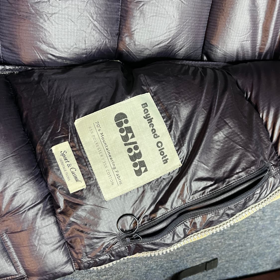 헤리티지플로스 덕다운 패딩 S 상품이미지3