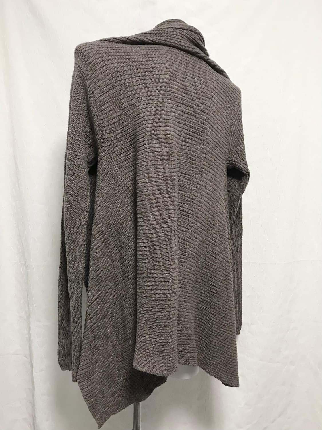 빈티지 아카이브 언발 니트 숄 가디건 상품이미지6