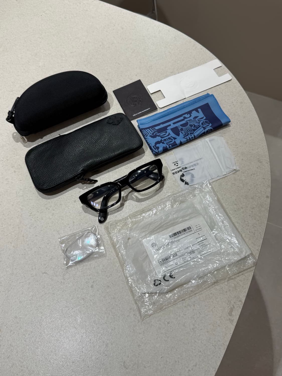 [ONE SIZE] 크롬하츠 아스트라오디네어 BK/SS 뿔테 안경 상품이미지5