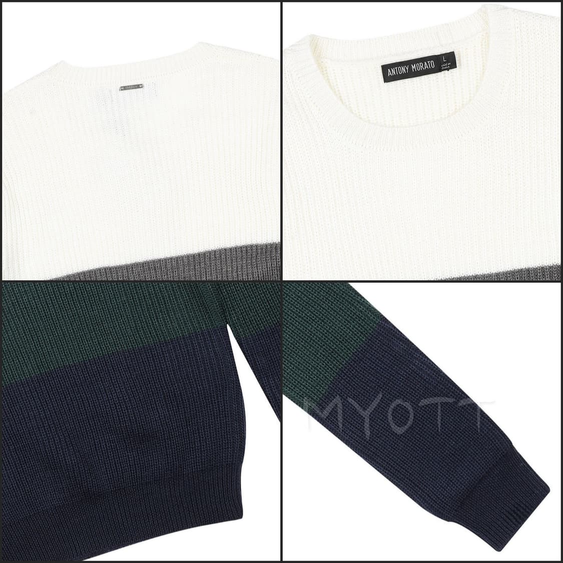 안토니모라토 멀티컬러 스웨터 M  상품이미지4
