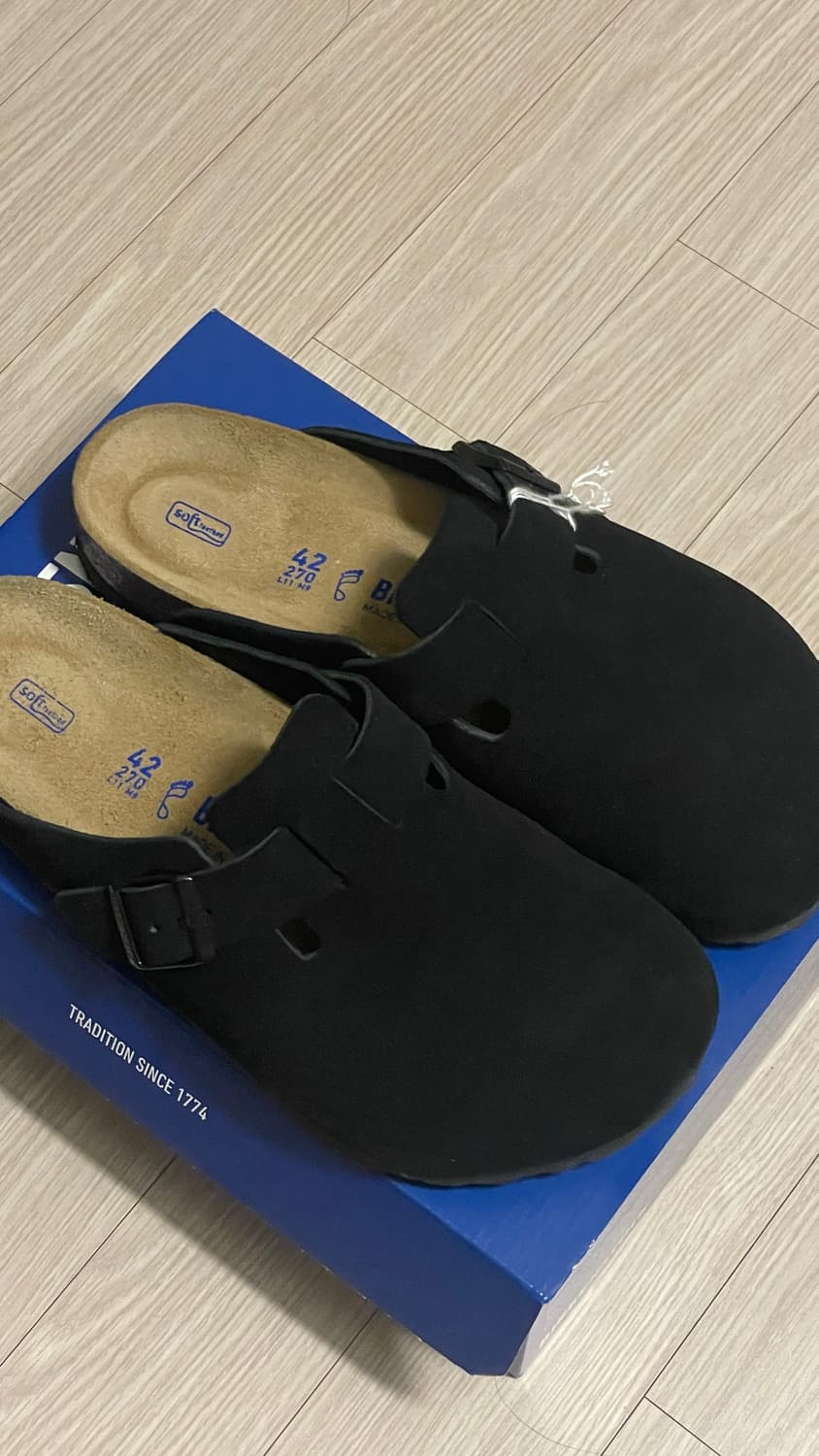 버켄스탁 보스턴 SFB 블랙 270 새상품 상품이미지5