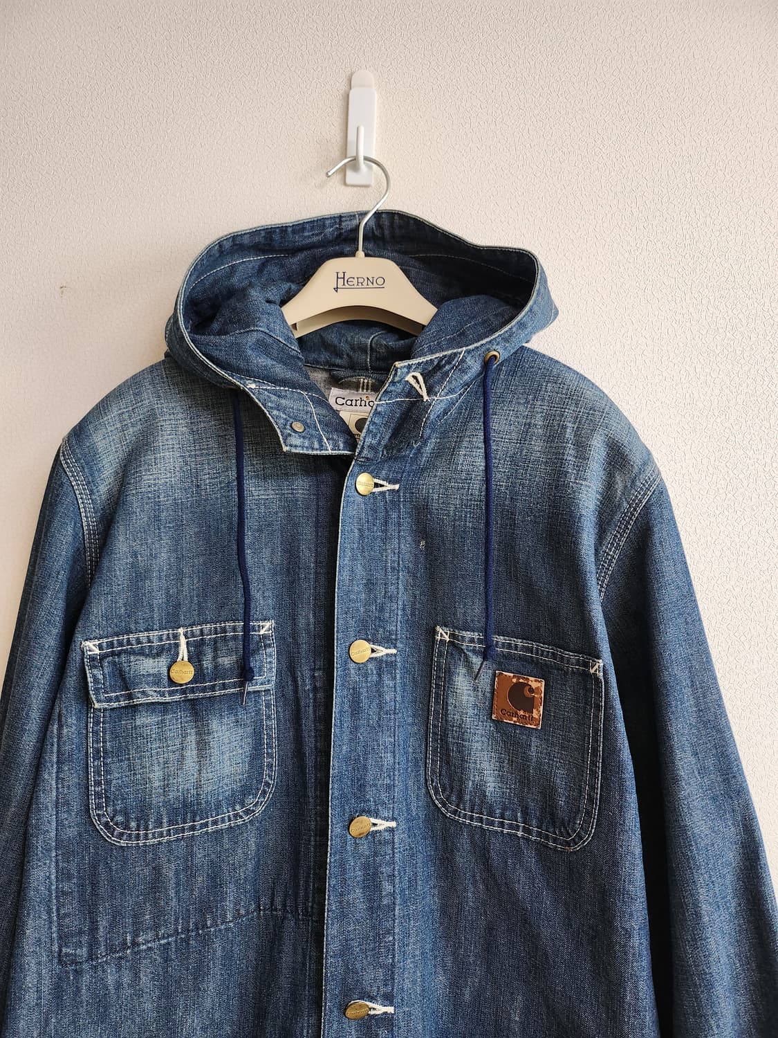 칼하트 후드워크데님자켓(L 상품이미지2