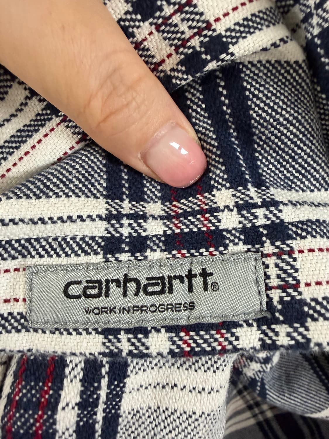 칼하트 후드 체크셔츠 상품이미지4