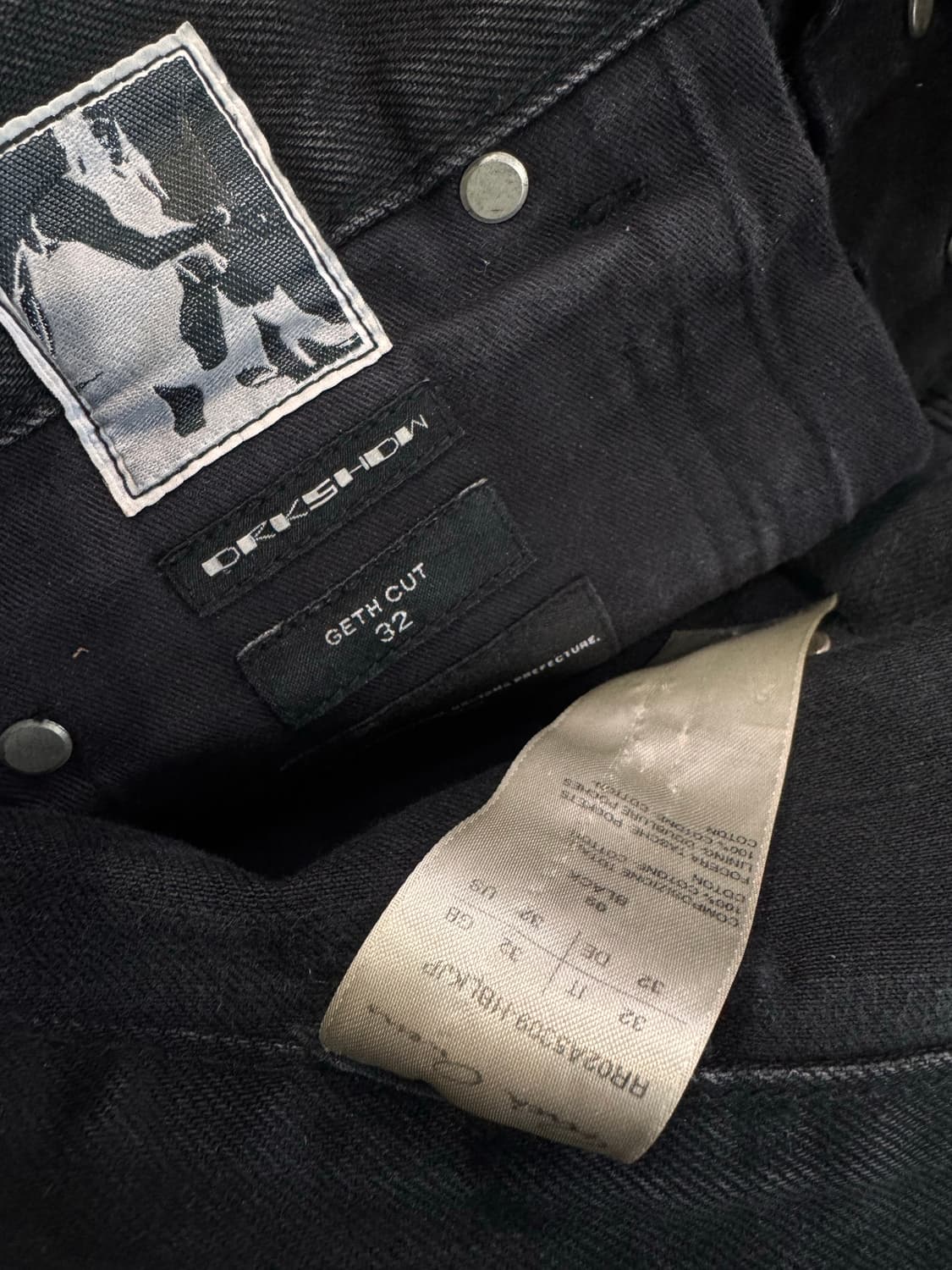 릭오웬스/geth cut denim/32 상품이미지5