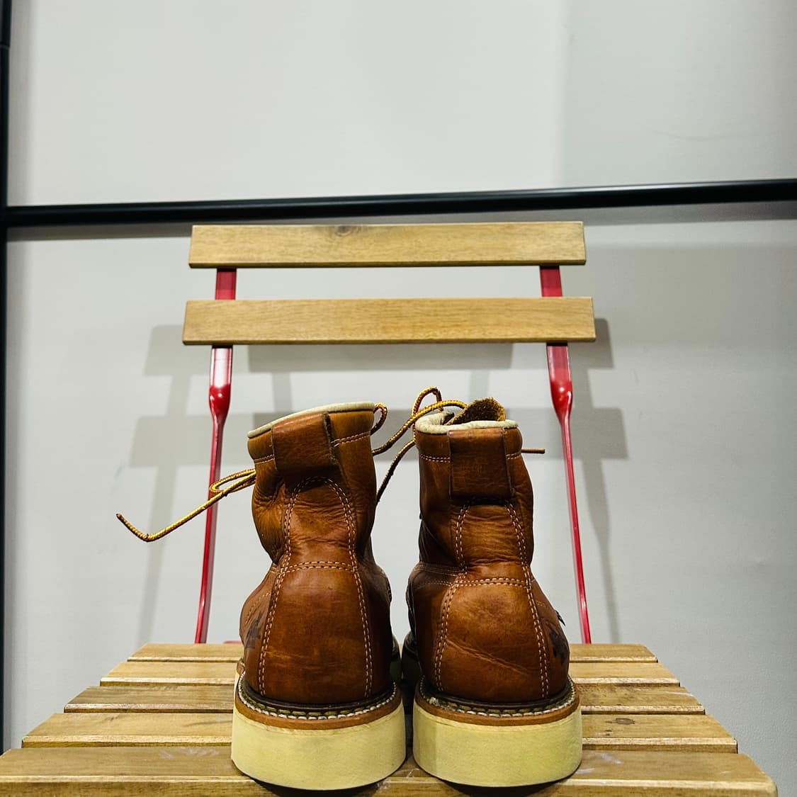 US7 250) 쏘로굿 워커 남성 남자 부츠 목토 브라운 상품이미지4