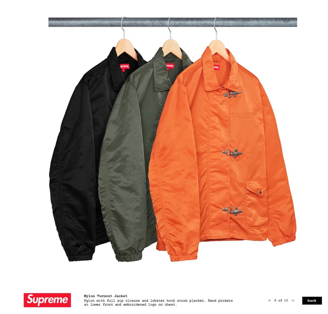 Supreme 18ss nylon jacket 상품이미지2