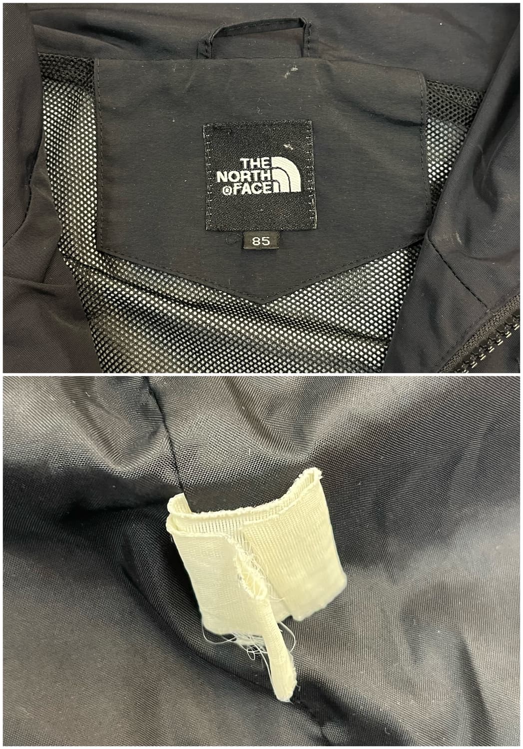 노스페이스 후드 바람막이 블랙 85 #csz3393 상품이미지3
