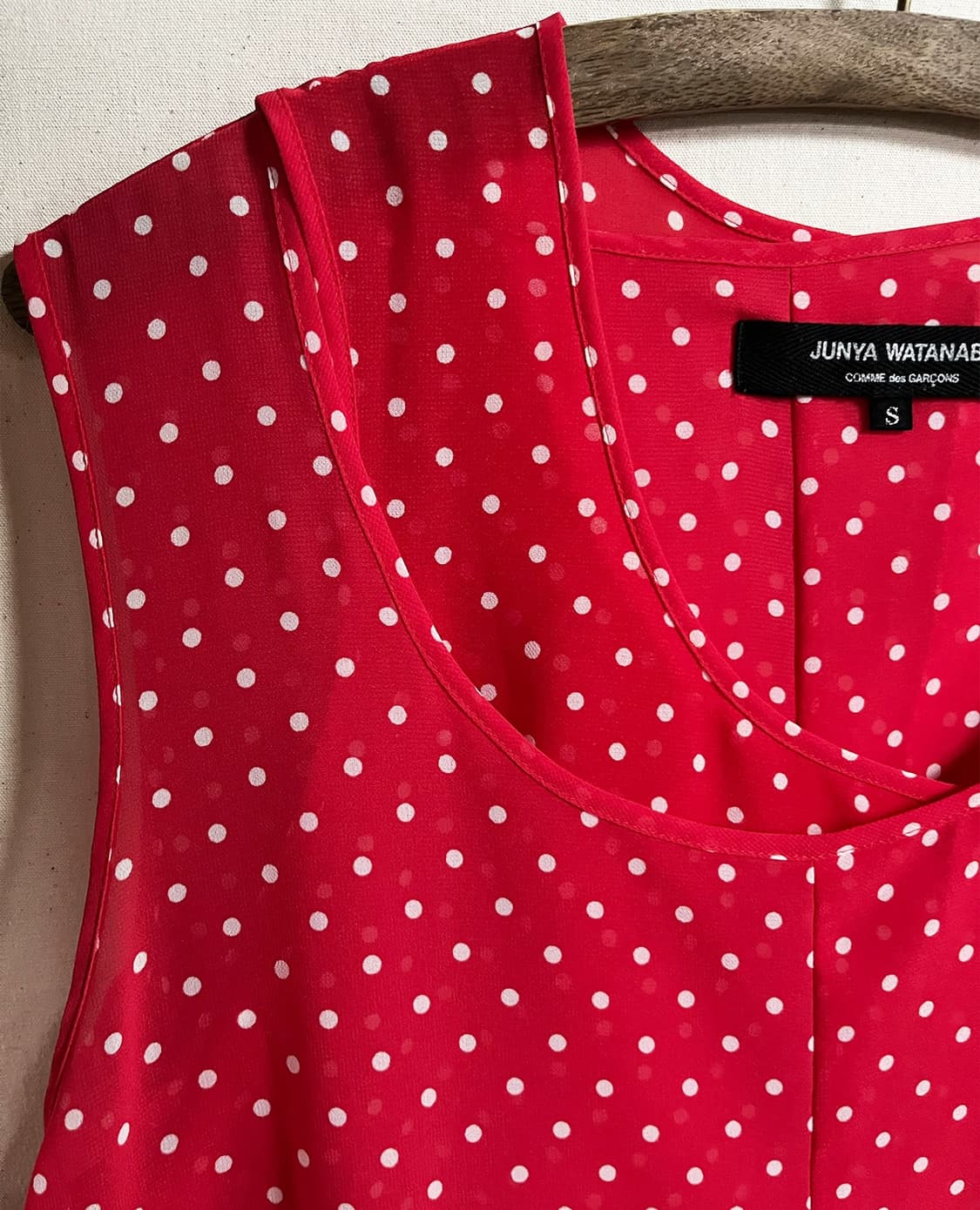 JUNYA WATANABE dot red dress 상품이미지5