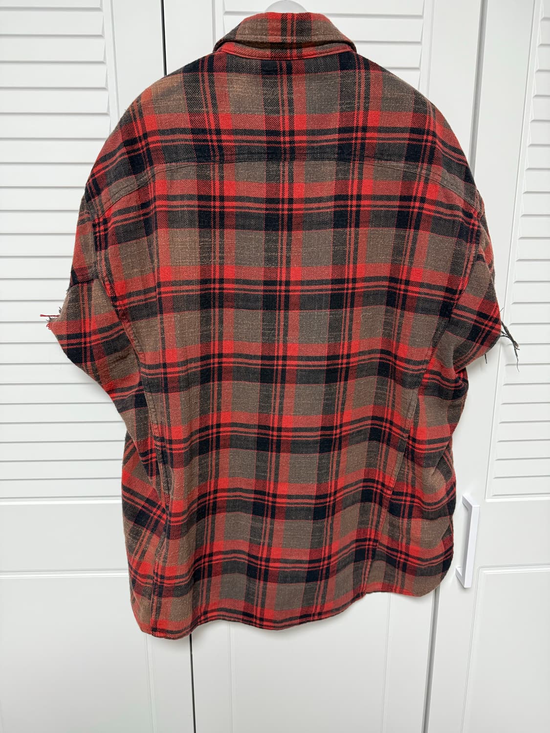 R13 알써틴 체크 패널 셔츠 상품이미지2