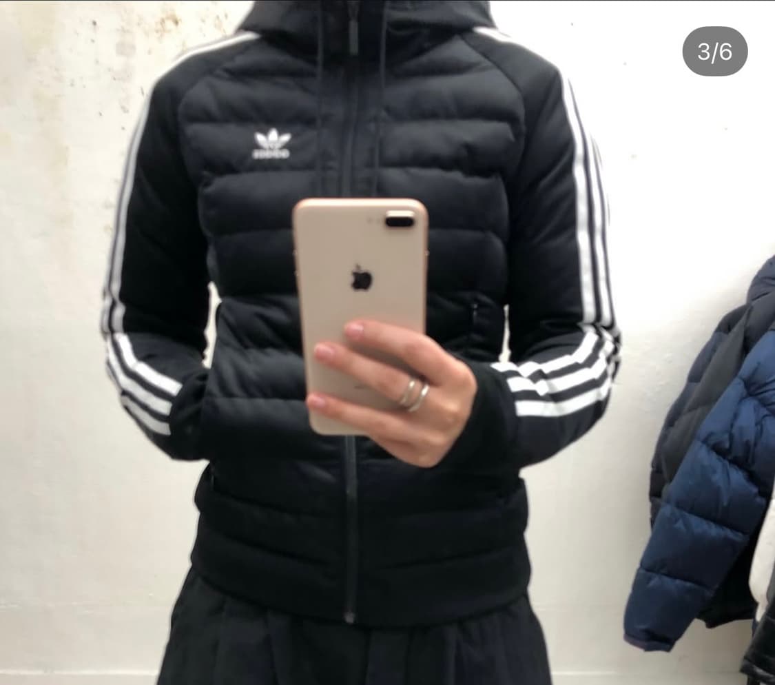 아디다스 딱붙핏 경량 패딩 상품이미지3