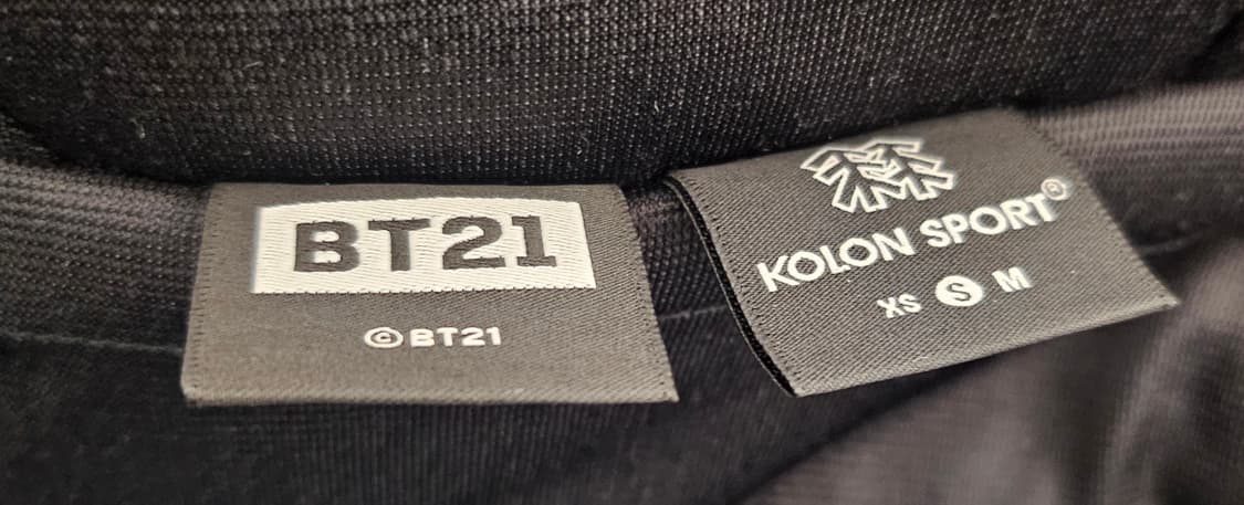 (90~95)S☆초대장급☆코오롱스포츠 BT21 [블랙] 쉐르파 후리스점퍼 상품이미지2