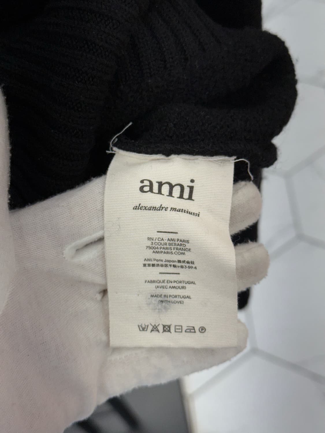 [M] 아미 빅하트 로고 니트 상품이미지5