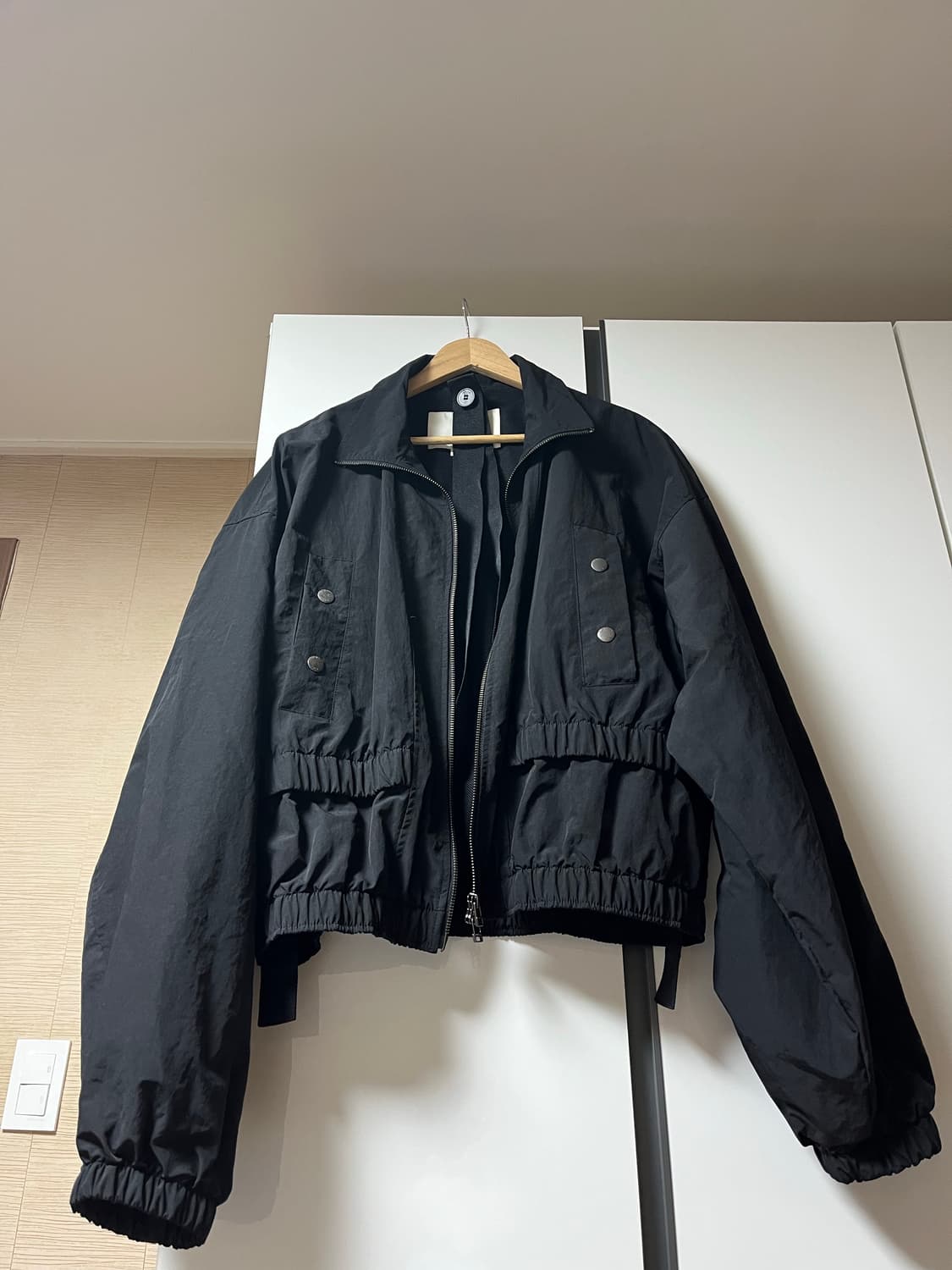 [M] IEY 이에이 크루 트랙 점퍼 윈드브레이커 바람막이 상품이미지1