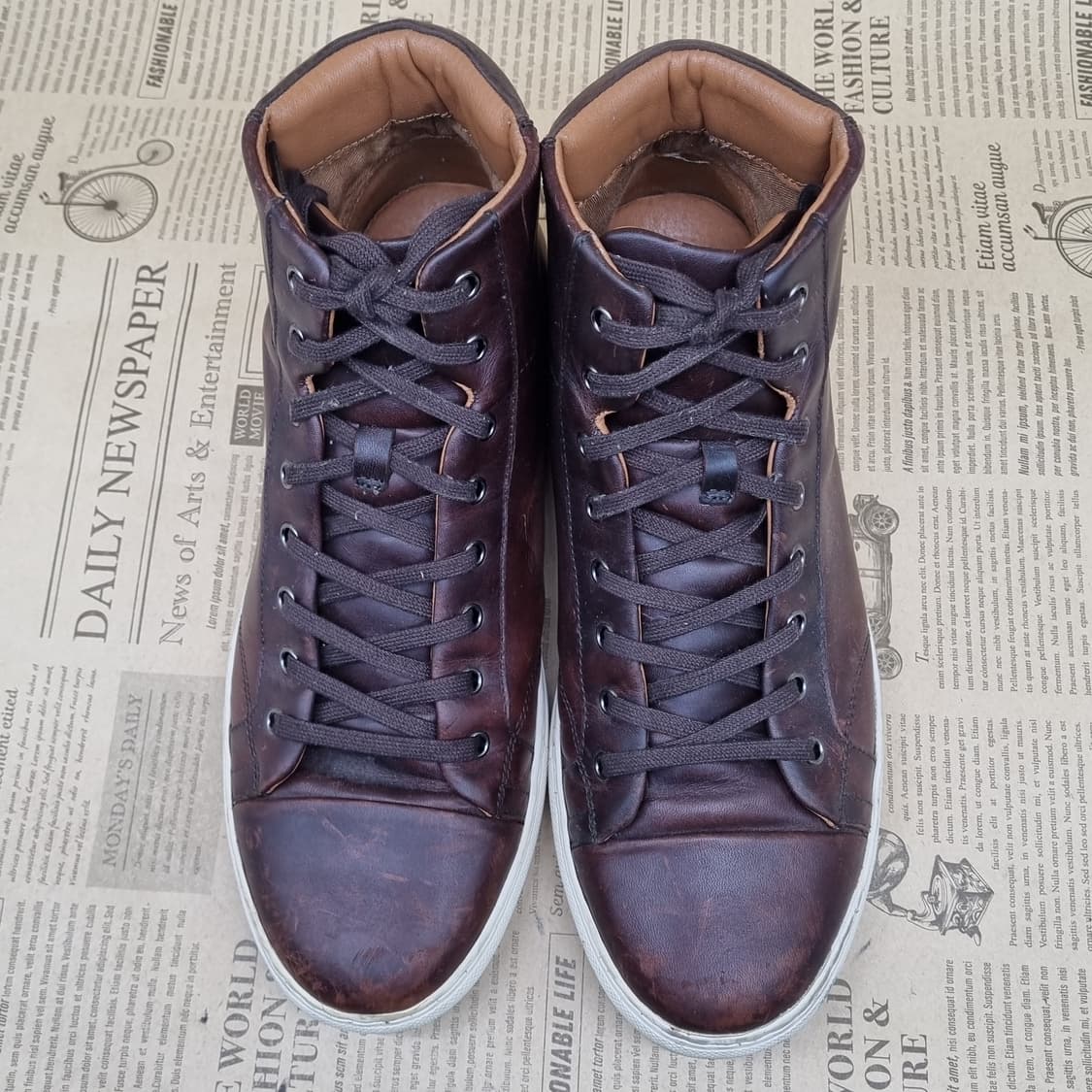 스테파노로시 가죽 하이탑 운동화 265-270 상품이미지2