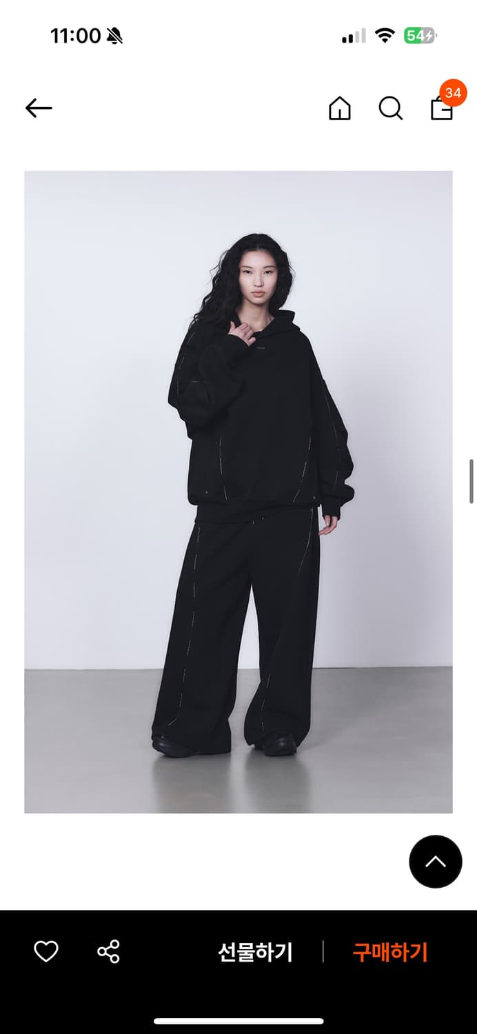 (세트,셋업) 트리밍버드 piping 후드티 스웻팬츠 트레이닝복 상품이미지4