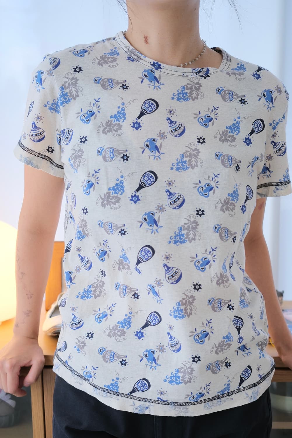 Vase linen t-shirt  상품이미지1