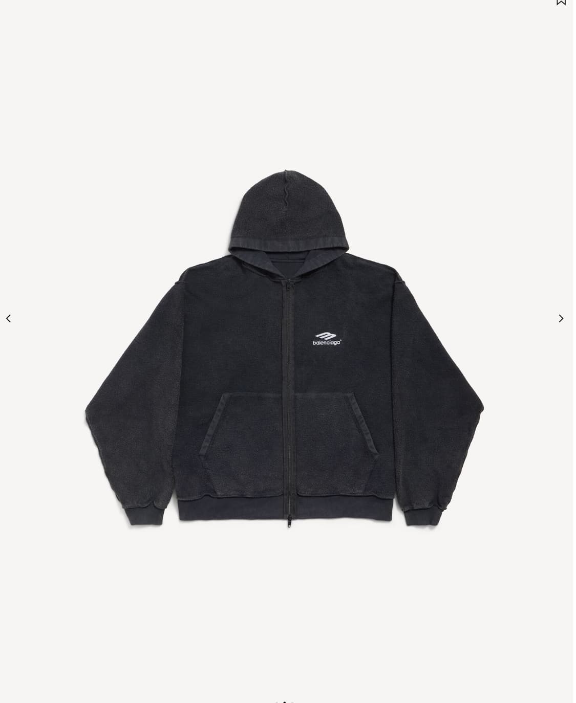 발렌시아가 3b스포츠 인사이드 아웃 후드집업 XL 상품이미지1