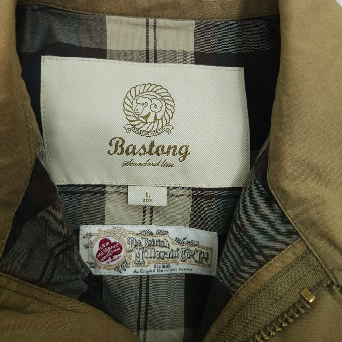 바스통 005 왁스 자켓 L 상품이미지7