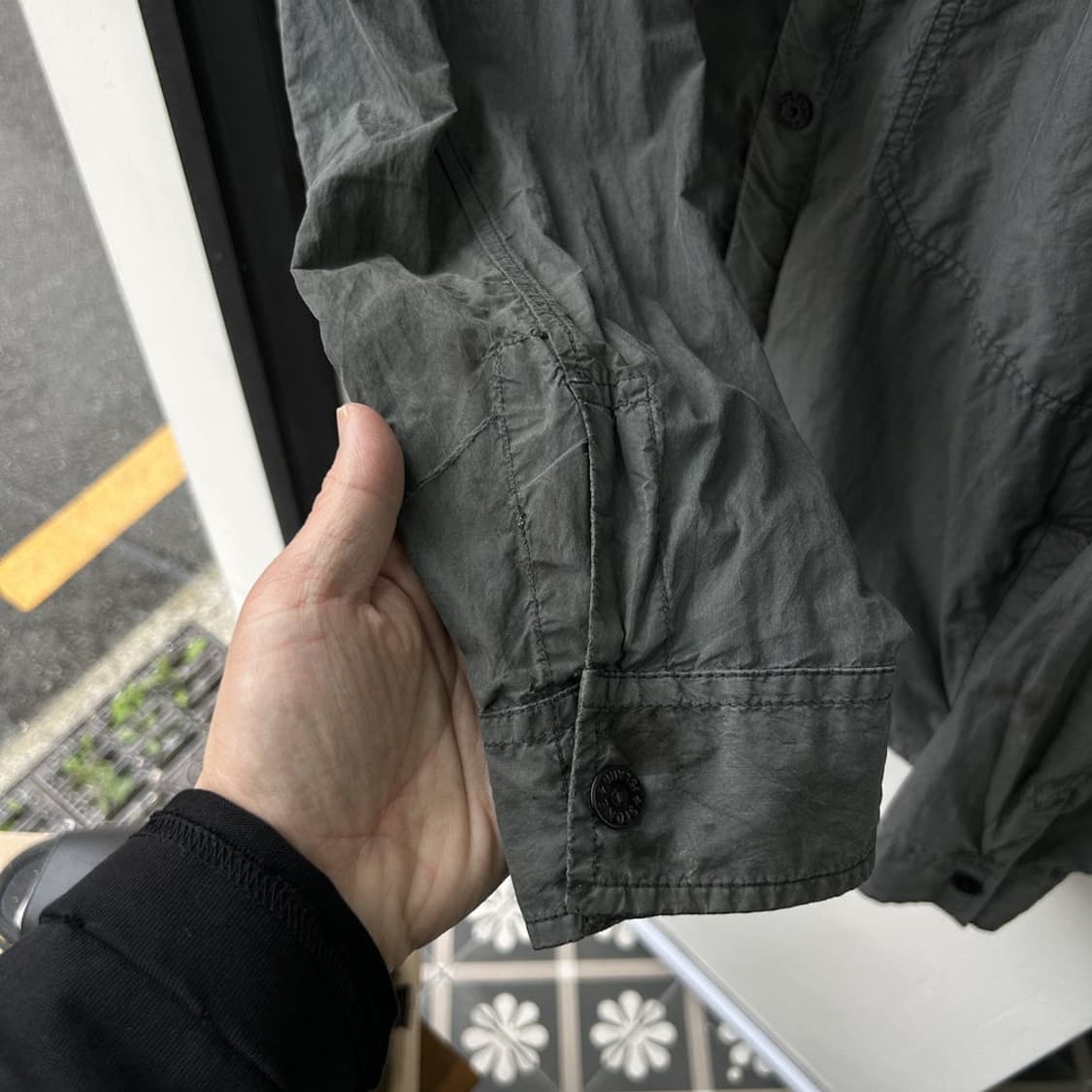 16581 - 스톤아일랜드 가먼트다잉 후드 자켓 상품이미지5