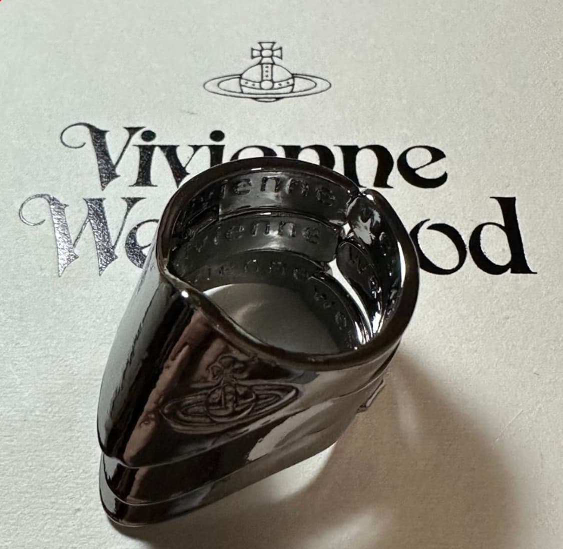 비비안웨스트우드 아카이브 orb 각인 너클링 상품이미지1