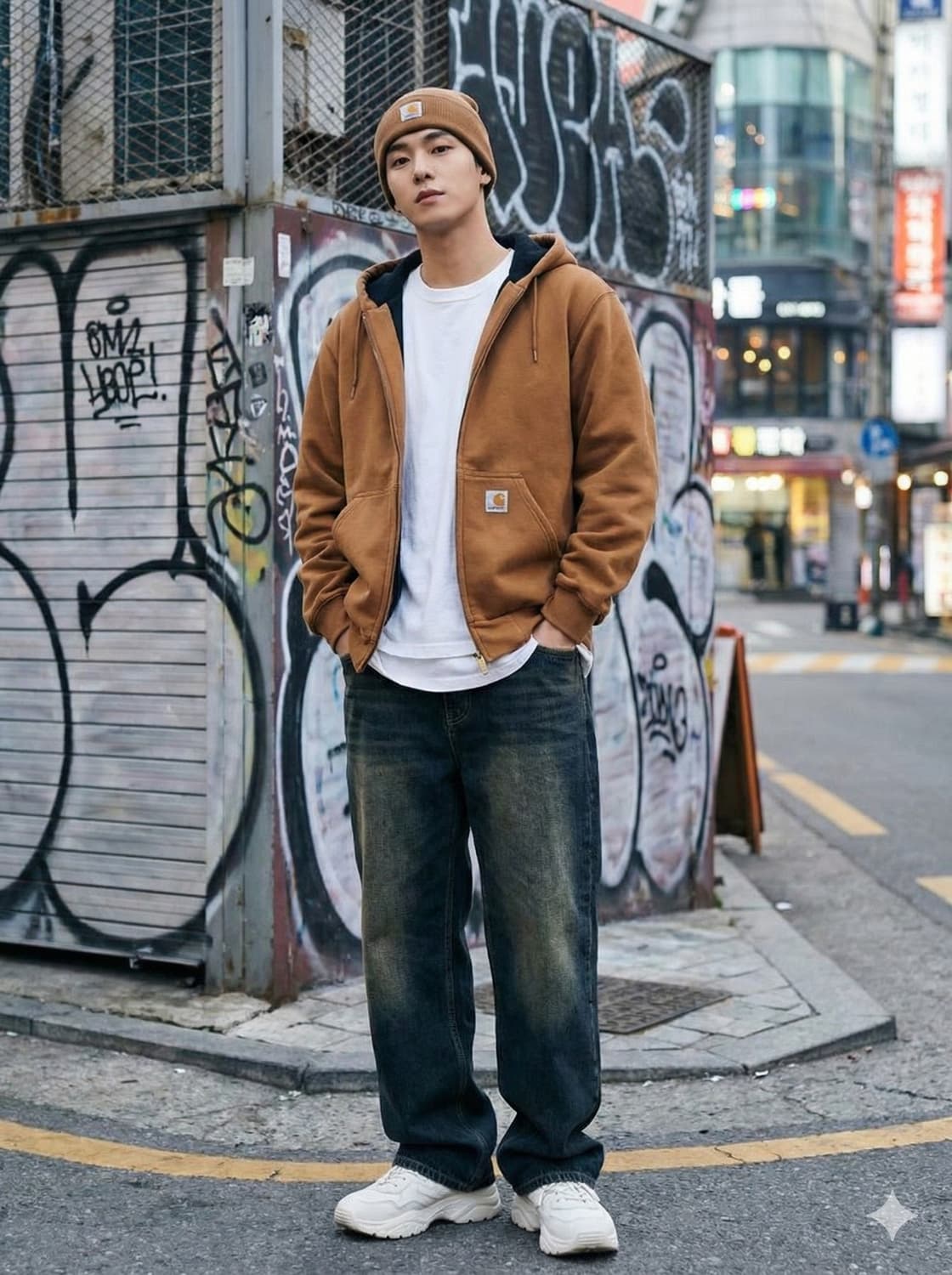 칼하트(Carhartt) 써멀 라인 팩스턴 후드 집업 상품이미지1