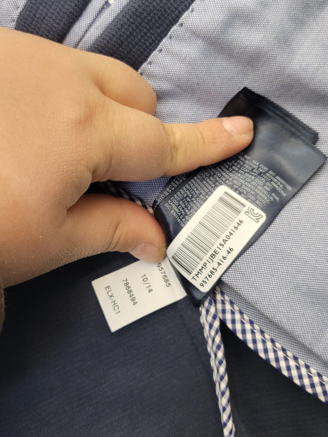 타미힐피거 네이비 남성 블레이저 L 상품이미지5