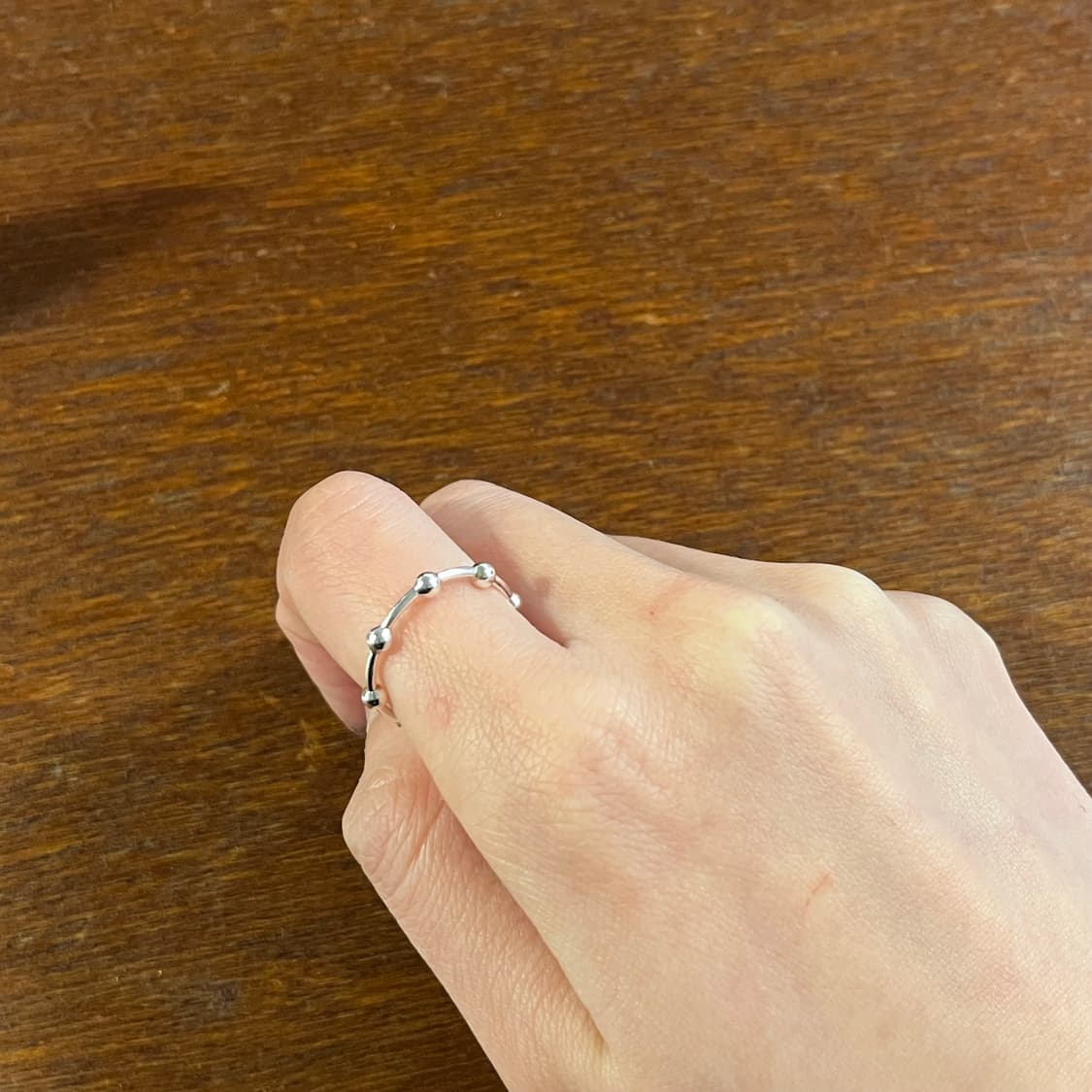 새상품 925 은 원형포인트 반지 링 상품이미지6