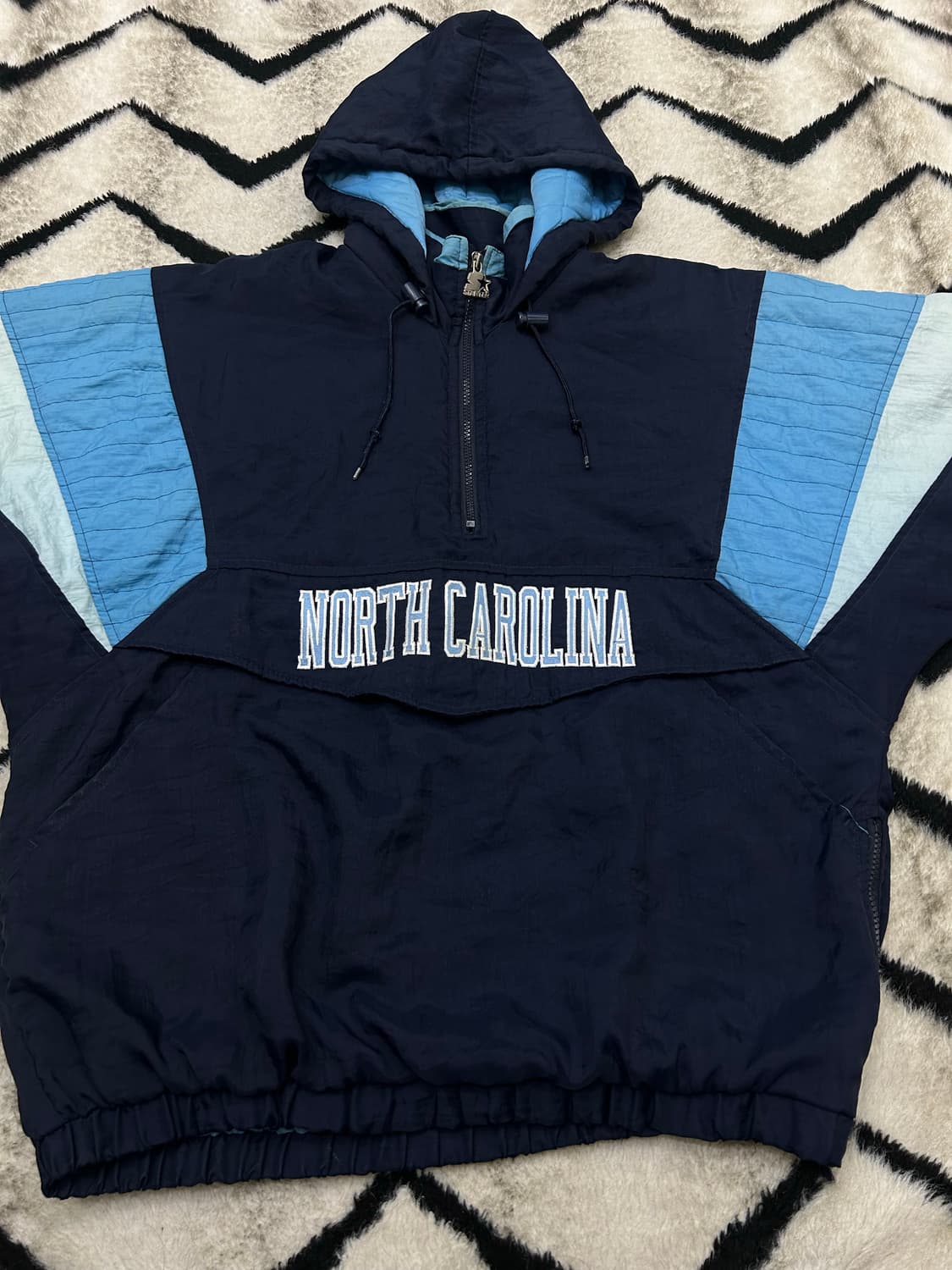 [M]스타터90s 오버핏 노스캐롤라이나 패딩 아노락 상품이미지4