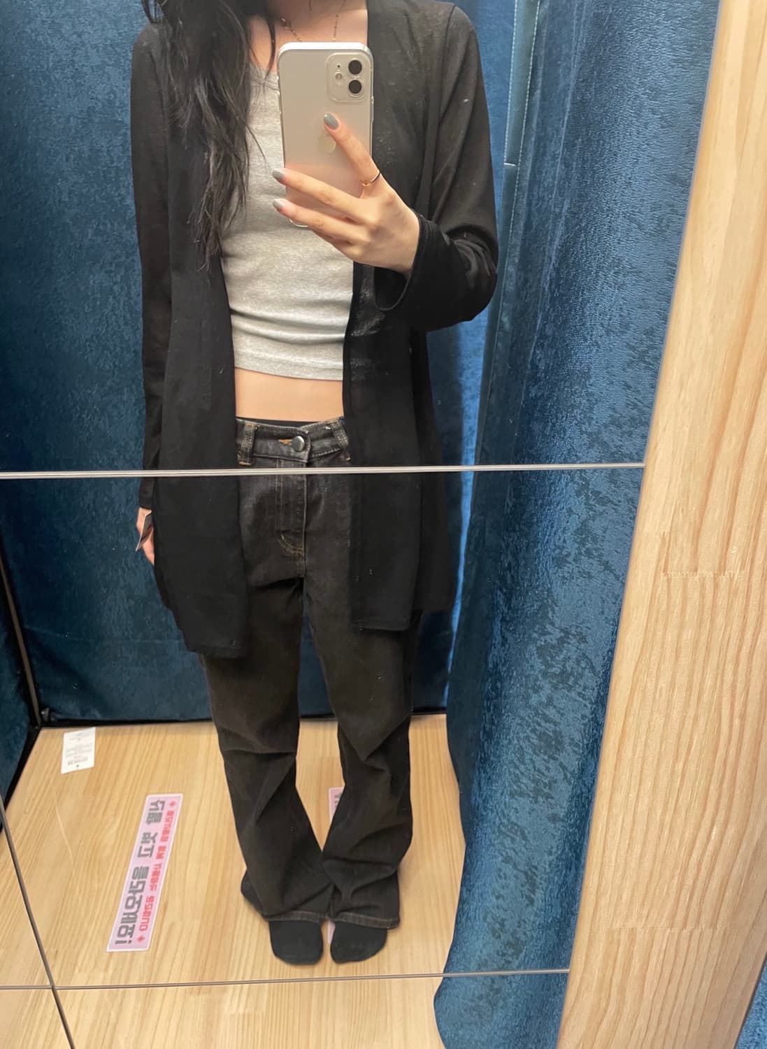 Vintage cardigan Black 상품이미지1