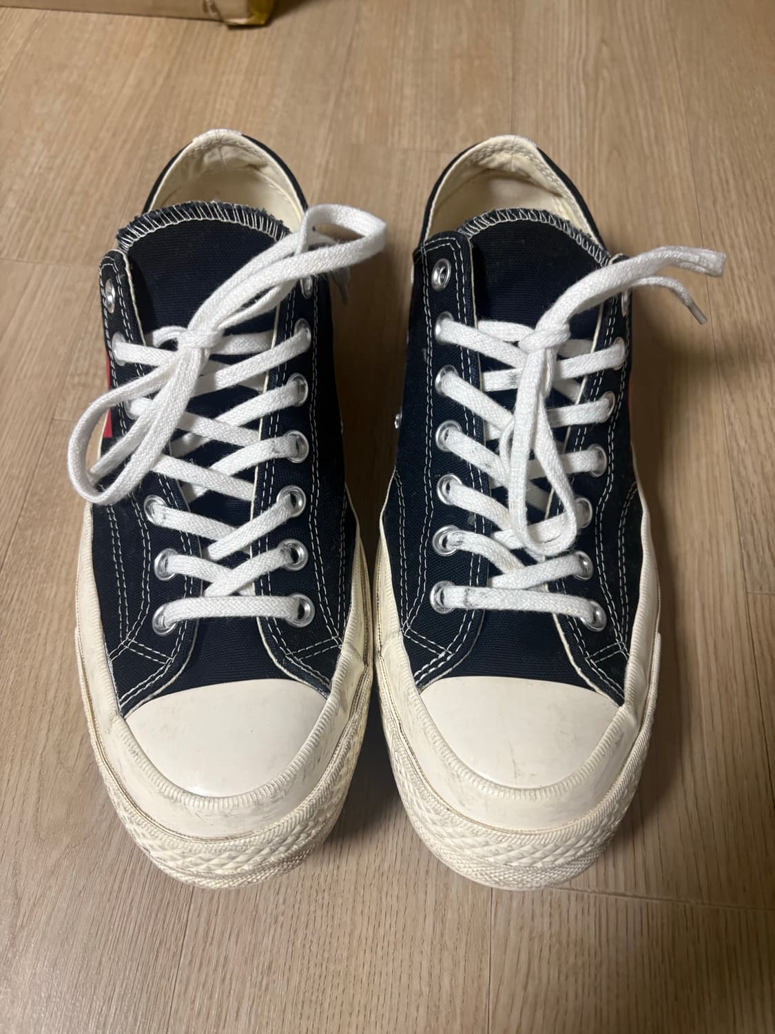 플레이 꼼데가르송 X 컨버스 척70 로우 상품이미지1