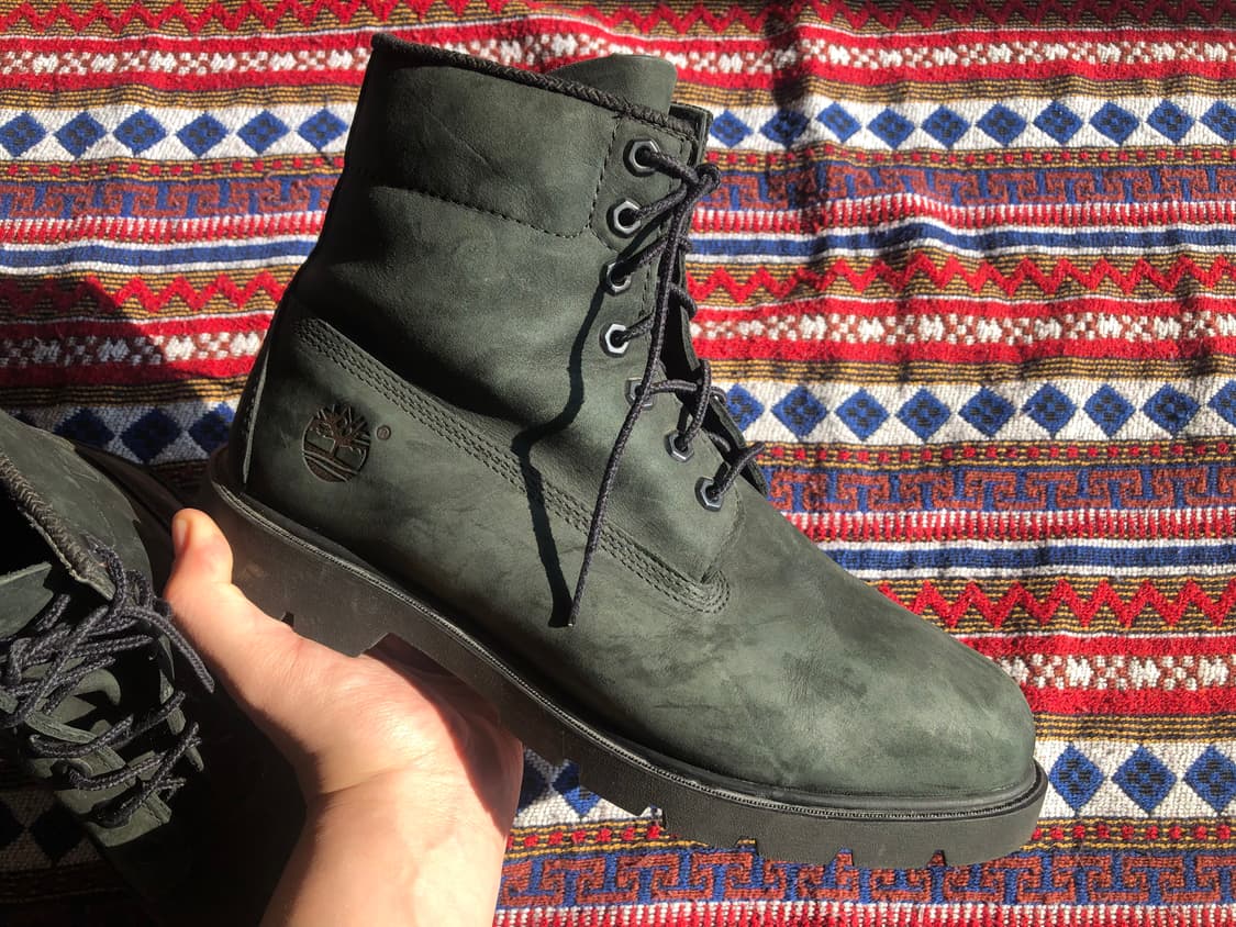 팀버랜드 6인치 블랙 부츠 270 상품이미지7