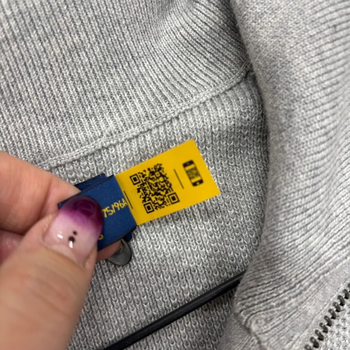 폴로 랄프로렌 신형 자수로고 반집업 니트 M P00002 상품이미지4