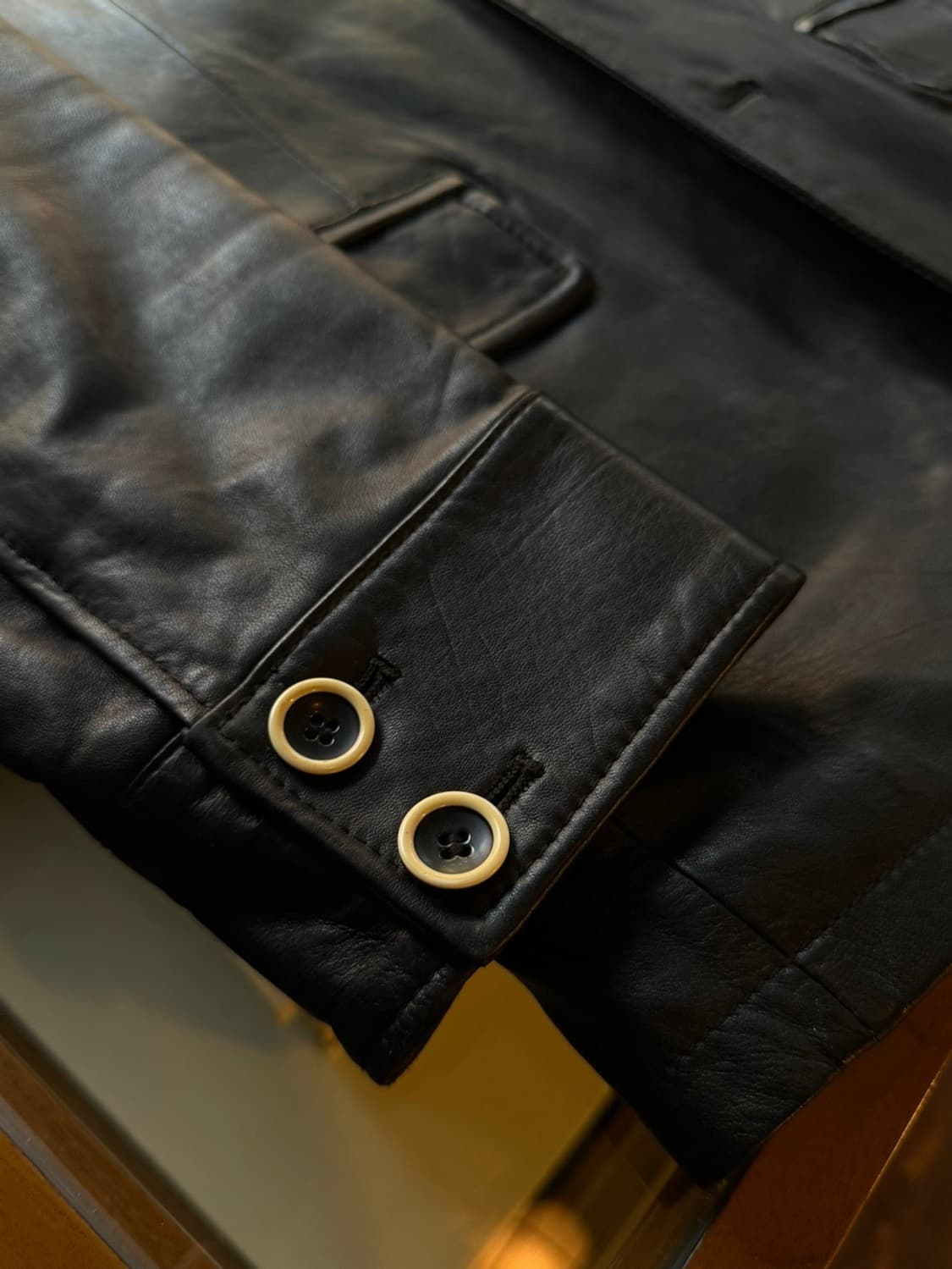 미츠미네 레더 헌팅자켓 100 상품이미지8