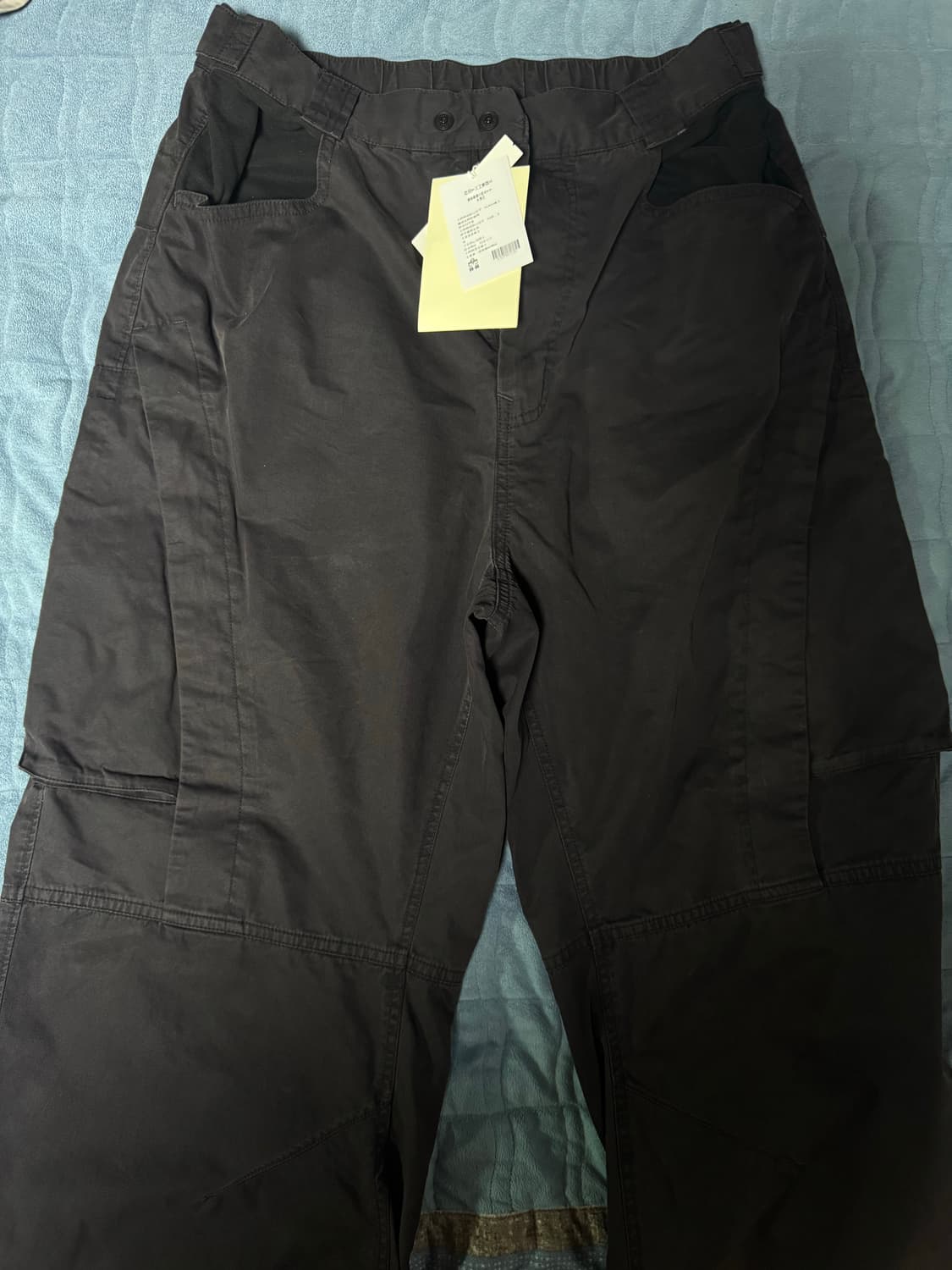 4) 폴리테루 보더팬츠 다크네이비 25fw 상품이미지1