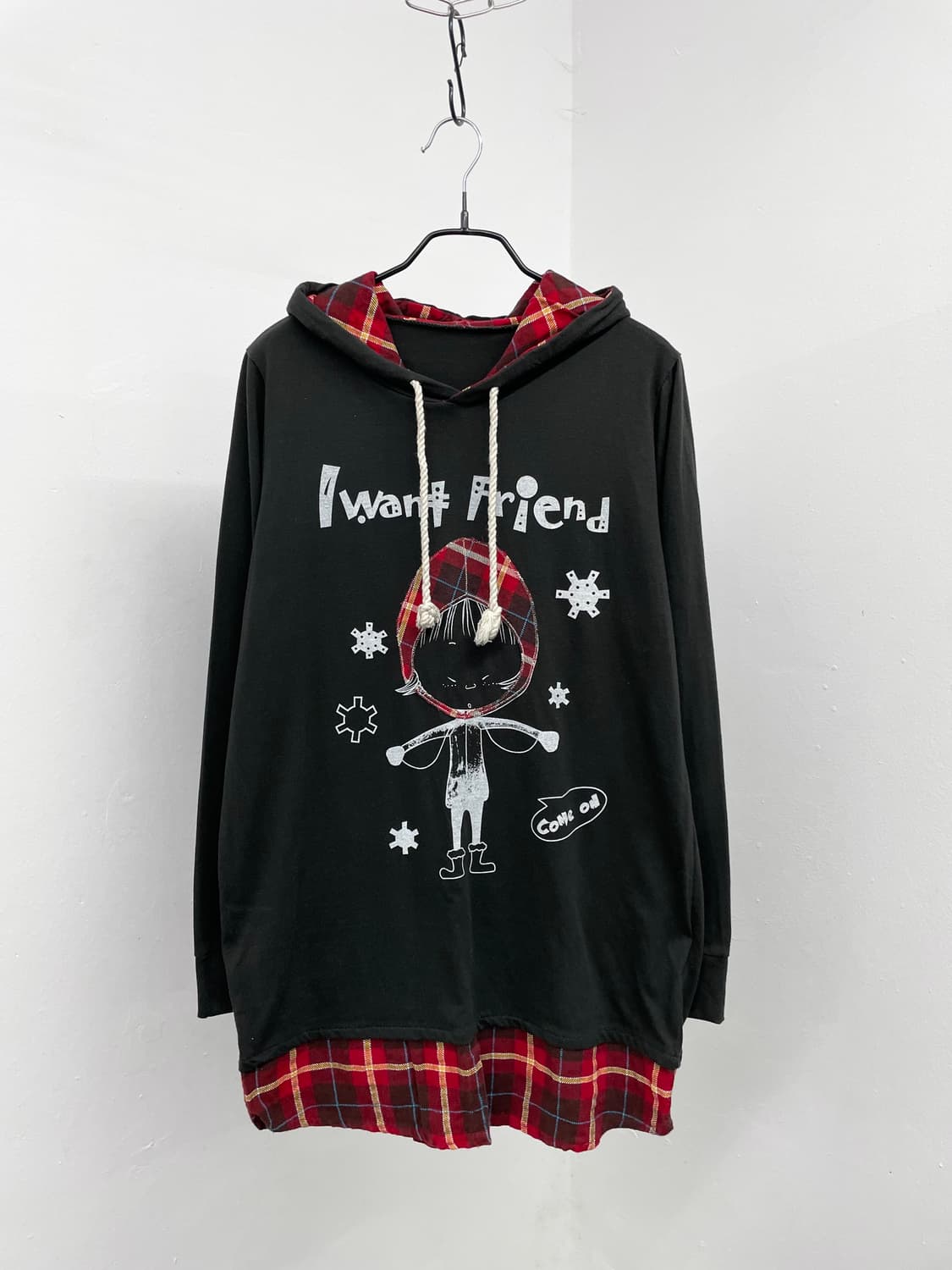 키치 체크 레이어드 원피스 상품이미지2