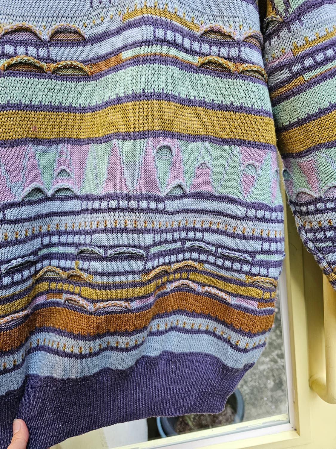 Jean-cox 에스닉 패턴 목폴라 상품이미지6