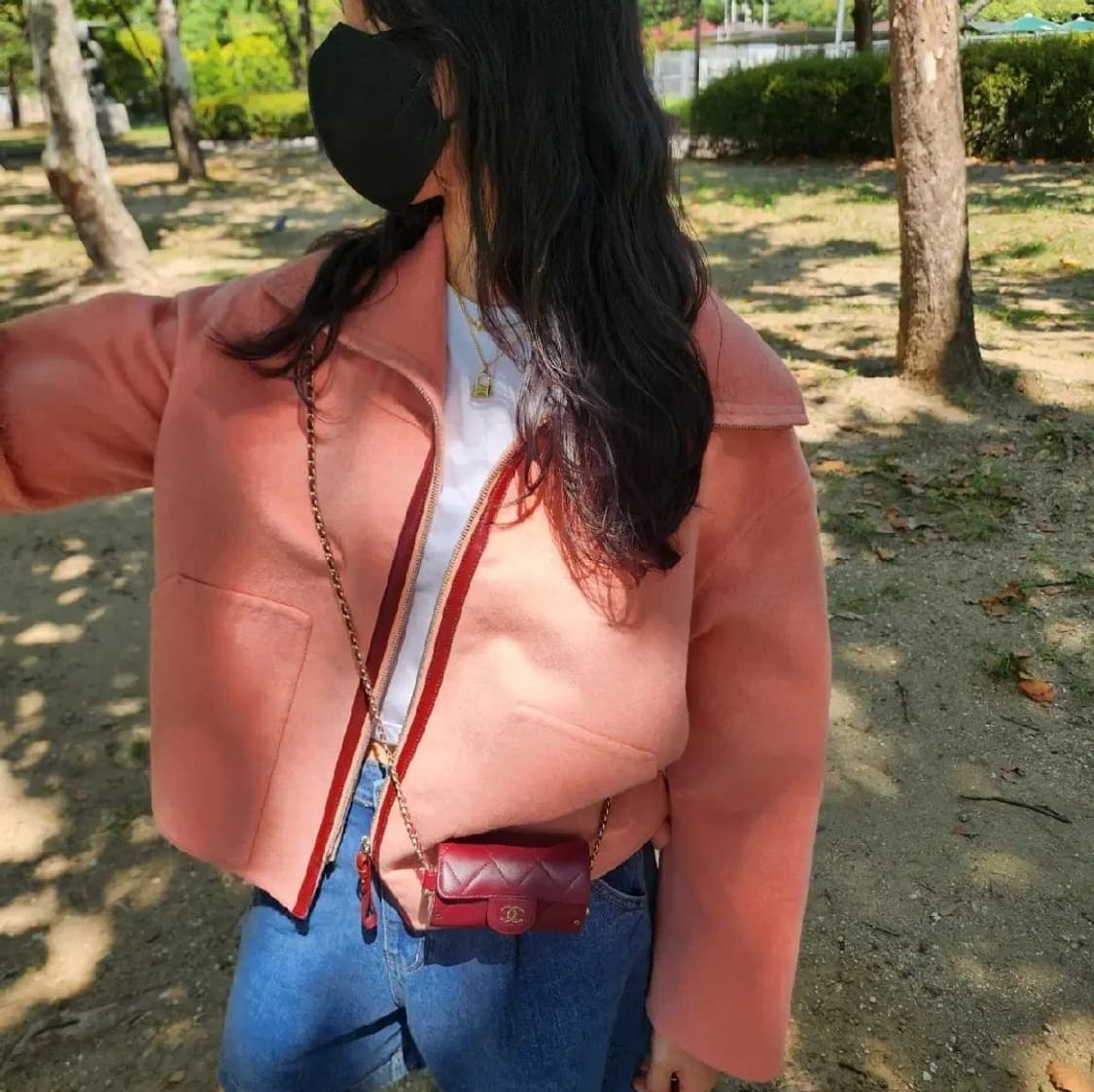 에르메스 가죽 디테일 오버코트 34 792만 상품이미지1