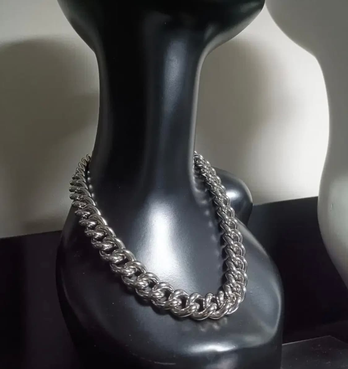 실버 볼드 체인 목걸이 상품이미지1