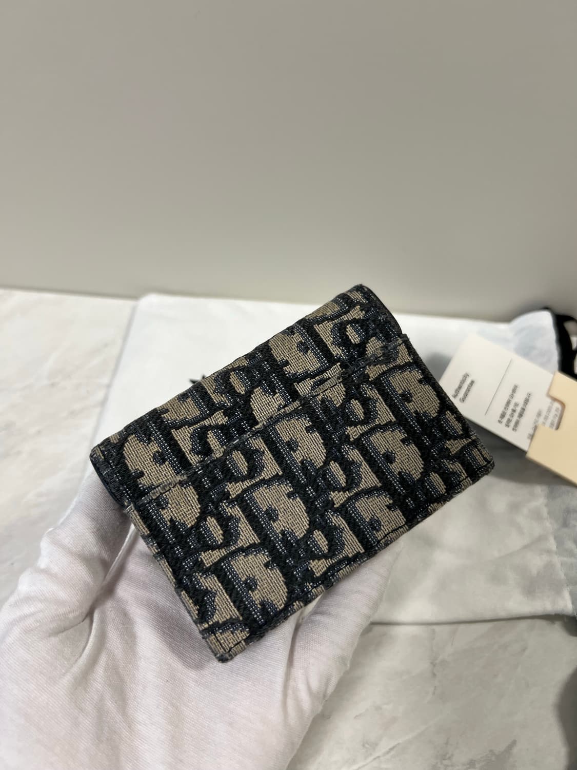 디올 오블리크 새들 카드지갑 상품이미지2