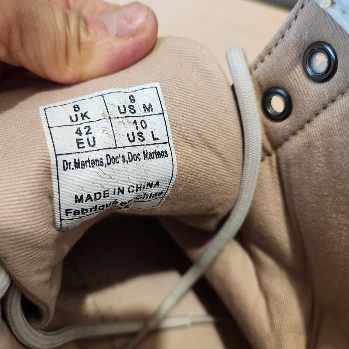 Dr.Martens 샘플 8홀 / 유니섹스 감성 부츠✨
265~270 상품이미지5